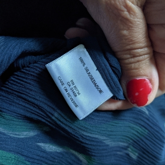 Bcbg Maxazria 100% Silk Babydoll Blouse xs - Picture 10 of 14